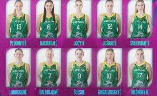 Paskelbtas moterų rinktinės penkioliktukas Europos čempionato atrankai